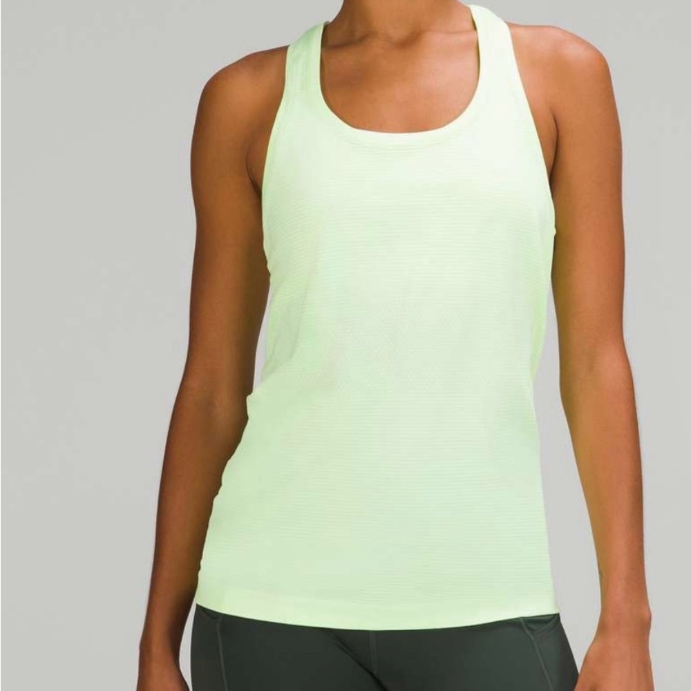 Women's Lime Green swiftly tank